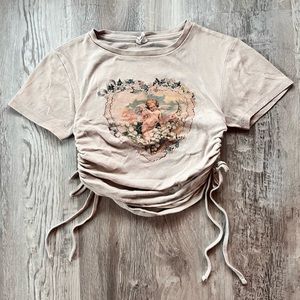 Urban Outfitters Women's multi Crop-top Angels Medium